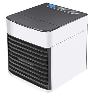New mini refrigeration air conditioning fan household desktop small spray air cooler USB portable mobile cooling fan