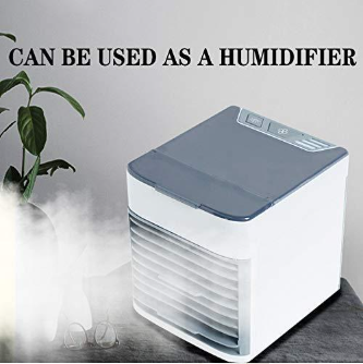 New mini refrigeration air conditioning fan household desktop small spray air cooler USB portable mobile cooling fan